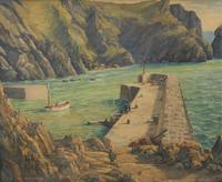 Mullion Cove-Cornwall by Leonard G Kersley (2 of 7) Mullion Cove-Cornwall by Leonard G Kersley (2 of 7)