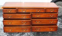 1960's Good Yew Wood 9 Drawer Chest Drawers (4 of 4) 1960's Good Yew Wood 9 Drawer Chest Drawers (4 of 4)