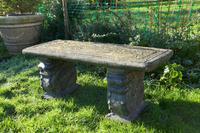 Old Weathered Oriental Cast Garden Bench, with Dragons (2 of 11) Old Weathered Oriental Cast Garden Bench, with Dragons (2 of 11)