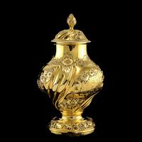 Antique Georgian Solid Silver Gilt Tea Caddy / Sugar Caster, Baronet Coat of Arms (heathcote) - Samuel Taylor 1753 (7 of 27) Antique Georgian Solid Silver Gilt Tea Caddy / Sugar Caster, Baronet Coat of Arms (heathcote) - Samuel Taylor 1753 (7 of 27)