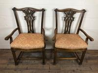 Pair of 19th Century Chippendale Style North Country Armchairs (9 of 10) Pair of 19th Century Chippendale Style North Country Armchairs (9 of 10)