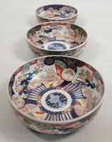 Good Set of Three Graduating Japanese Imari Bowls (6 of 13) Good Set of Three Graduating Japanese Imari Bowls (6 of 13)