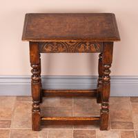 Carved Oak Joint Stool (2 of 15) Carved Oak Joint Stool (2 of 15)