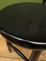 Set of Three Vintage Ebonized Stools (12 of 12) Set of Three Vintage Ebonized Stools (12 of 12)