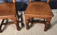 Pair of Victorian Oak Hall Chairs (10 of 17) Pair of Victorian Oak Hall Chairs (10 of 17)