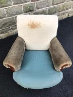Antique English Armchair For Recovering (2 of 7) Antique English Armchair For Recovering (2 of 7)