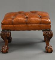 Fine Large Antique Deep Buttoned Leather Wing Chair (12 of 15) Fine Large Antique Deep Buttoned Leather Wing Chair (12 of 15)