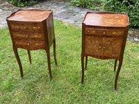 Pair of French Marquetry Bedside Tables in Kingwood (4 of 9) Pair of French Marquetry Bedside Tables in Kingwood (4 of 9)