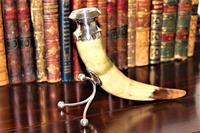 Fine & Decorative Horn & Silver Victorian Candlestick (5 of 7) Fine & Decorative Horn & Silver Victorian Candlestick (5 of 7)