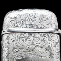 Victorian Solid Silver Cheroot / Cigar Case with a Hand-Engraved Hunting Scene - Alfred Taylor 1853 (12 of 15) Victorian Solid Silver Cheroot / Cigar Case with a Hand-Engraved Hunting Scene - Alfred Taylor 1853 (12 of 15)