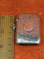 Antique Sterling Silver Hallmarked Large Vesta Case Sirus 1900, Horton & Allday (6 of 9) Antique Sterling Silver Hallmarked Large Vesta Case Sirus 1900, Horton & Allday (6 of 9)
