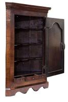 Fine Queen Anne Walnut Veneer Hanging Corner Cupboard (2 of 8) Fine Queen Anne Walnut Veneer Hanging Corner Cupboard (2 of 8)