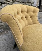 Small Antique Victorian Upholstered Salon Chair (16 of 17) Small Antique Victorian Upholstered Salon Chair (16 of 17)