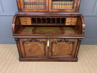 Large Victorian Mahogany Cylinder Bureau Bookcase (17 of 18) Large Victorian Mahogany Cylinder Bureau Bookcase (17 of 18)