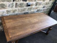 Large Antique Oak 10ft 6" Extending Dining (7 of 12) Large Antique Oak 10ft 6" Extending Dining (7 of 12)