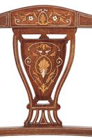 Set of 4 Edwardian Rosewood Inlaid Dining Chairs (4 of 7) Set of 4 Edwardian Rosewood Inlaid Dining Chairs (4 of 7)
