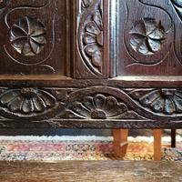 Stunning Heavily Carved Gothic Revival Oak Settle (12 of 14) Stunning Heavily Carved Gothic Revival Oak Settle (12 of 14)