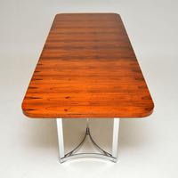 Merrow Associates Rosewood & Chrome Dining Table by Richard Young (6 of 14) Merrow Associates Rosewood & Chrome Dining Table by Richard Young (6 of 14)