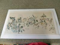William Papas "Tea Board, India " Mixed Media Painting 1970's - 3 of 6 Listed (4 of 7) William Papas "Tea Board, India " Mixed Media Painting 1970's - 3 of 6 Listed (4 of 7)