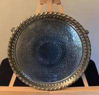 Good Quality Victorian Silver Plate Tray (3 of 6) Good Quality Victorian Silver Plate Tray (3 of 6)