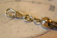 Antique Pocket Watch Chain 1890s Victorian Silver Nickel Fancy Albert With T Bar (11 of 12) Antique Pocket Watch Chain 1890s Victorian Silver Nickel Fancy Albert With T Bar (11 of 12)