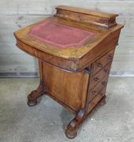 Antique 19th Century Walnut Inlaid Davenport Desk (11 of 11) Antique 19th Century Walnut Inlaid Davenport Desk (11 of 11)