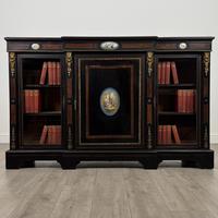 Antique 19th Century Ebonised Credenza Of Finest Quality