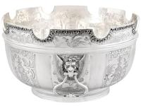 Sterling Silver Monteith Bowl - Antique Edwardian 1905 (2 of 18) Sterling Silver Monteith Bowl - Antique Edwardian 1905 (2 of 18)