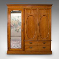 Antique Master Bedroom Wardrobe, Satinwood, Cupboard, Maple & Co, Edwardian (2 of 12) Antique Master Bedroom Wardrobe, Satinwood, Cupboard, Maple & Co, Edwardian (2 of 12)