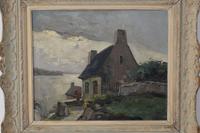 Old Cottage Overlooking The Coast - Oil on Canvas (7 of 10) Old Cottage Overlooking The Coast - Oil on Canvas (7 of 10)