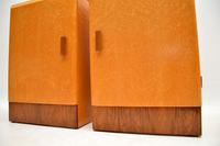 1930’s Pair of Art Deco Maple & Walnut Bedside Cabinets (6 of 9) 1930’s Pair of Art Deco Maple & Walnut Bedside Cabinets (6 of 9)