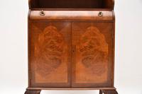 Antique Burr Walnut Open Bookcase Cabinet (7 of 8) Antique Burr Walnut Open Bookcase Cabinet (7 of 8)