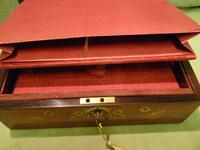 Beautifully Inlaid Rosewood Jewellery Box. Unusual Interior c.1865 (10 of 14) Beautifully Inlaid Rosewood Jewellery Box. Unusual Interior c.1865 (10 of 14)