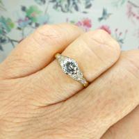Art Deco 18ct Platinum Old Cut Diamond Solitaire Engagement Ring 0.35ct c.1920 (8 of 11) Art Deco 18ct Platinum Old Cut Diamond Solitaire Engagement Ring 0.35ct c.1920 (8 of 11)