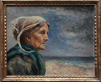 French School Exhibition Portrait Bretonne Fisherwoman c.1930 (19 of 36) French School Exhibition Portrait Bretonne Fisherwoman c.1930 (19 of 36)
