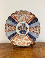 Fantastic Quality Large Antique Japanese Imari Charger with a Scalloped Shaped Edge (4 of 4)