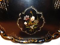 Large Victorian Papier Mache Tray (5 of 6) Large Victorian Papier Mache Tray (5 of 6)