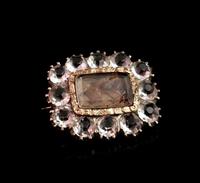 Georgian Mourning Brooch, 9ct Gold, Hairwork and Paste (2 of 12) Georgian Mourning Brooch, 9ct Gold, Hairwork and Paste (2 of 12)