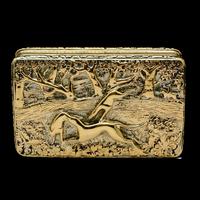 Georgian Solid Silver Gilt Snuff Box With Spectacular Fox Hunting Scene - Edward Smith 1832 (16 of 22) Georgian Solid Silver Gilt Snuff Box With Spectacular Fox Hunting Scene - Edward Smith 1832 (16 of 22)