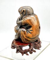Signed Netsuke of a Monkey (3 of 8) Signed Netsuke of a Monkey (3 of 8)