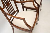 Pair of Antique Edwardian Inlaid Mahogany Armchairs (9 of 12) Pair of Antique Edwardian Inlaid Mahogany Armchairs (9 of 12)