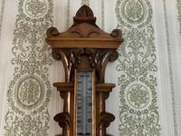 Heavily Carved Oak Mid Victorian Barometer / Thermometer (3 of 4) Heavily Carved Oak Mid Victorian Barometer / Thermometer (3 of 4)