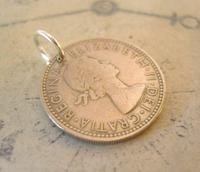 Vintage Pocket Watch Chain Fob 1963 Lucky Silver One Shilling Old 5d Coin Fob (4 of 7) Vintage Pocket Watch Chain Fob 1963 Lucky Silver One Shilling Old 5d Coin Fob (4 of 7)
