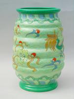 Charlotte Rhead Tube Lined Vase Manchu Dragon Design (3 of 9) Charlotte Rhead Tube Lined Vase Manchu Dragon Design (3 of 9)