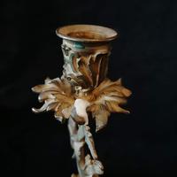 Ornate Antique Bronze & Ormolu Candlestick (4 of 6) Ornate Antique Bronze & Ormolu Candlestick (4 of 6)