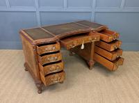 Burr Walnut Pedestal Desk by Maple and Co (14 of 18) Burr Walnut Pedestal Desk by Maple and Co (14 of 18)