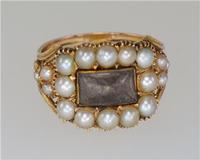 Georgian 15ct Gold Pearl Antique Memorial English Ring c.1800 (3 of 20) Georgian 15ct Gold Pearl Antique Memorial English Ring c.1800 (3 of 20)