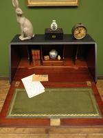 Antique Painted Black Writing Bureau Desk with fall front, lockable, Gothic (6 of 10) Antique Painted Black Writing Bureau Desk with fall front, lockable, Gothic (6 of 10)