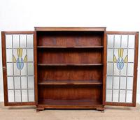 Oak Leaded Stained Glazed Bookcase Arts & Crafts Edwardian (5 of 11) Oak Leaded Stained Glazed Bookcase Arts & Crafts Edwardian (5 of 11)
