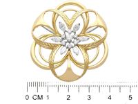 2.15ct Diamond & 18ct Yellow Gold Brooch - Vintage c.1960 (7 of 9) 2.15ct Diamond & 18ct Yellow Gold Brooch - Vintage c.1960 (7 of 9)